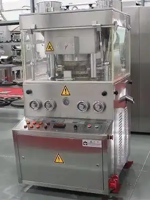 How does a fully automatic tablet press machine work?